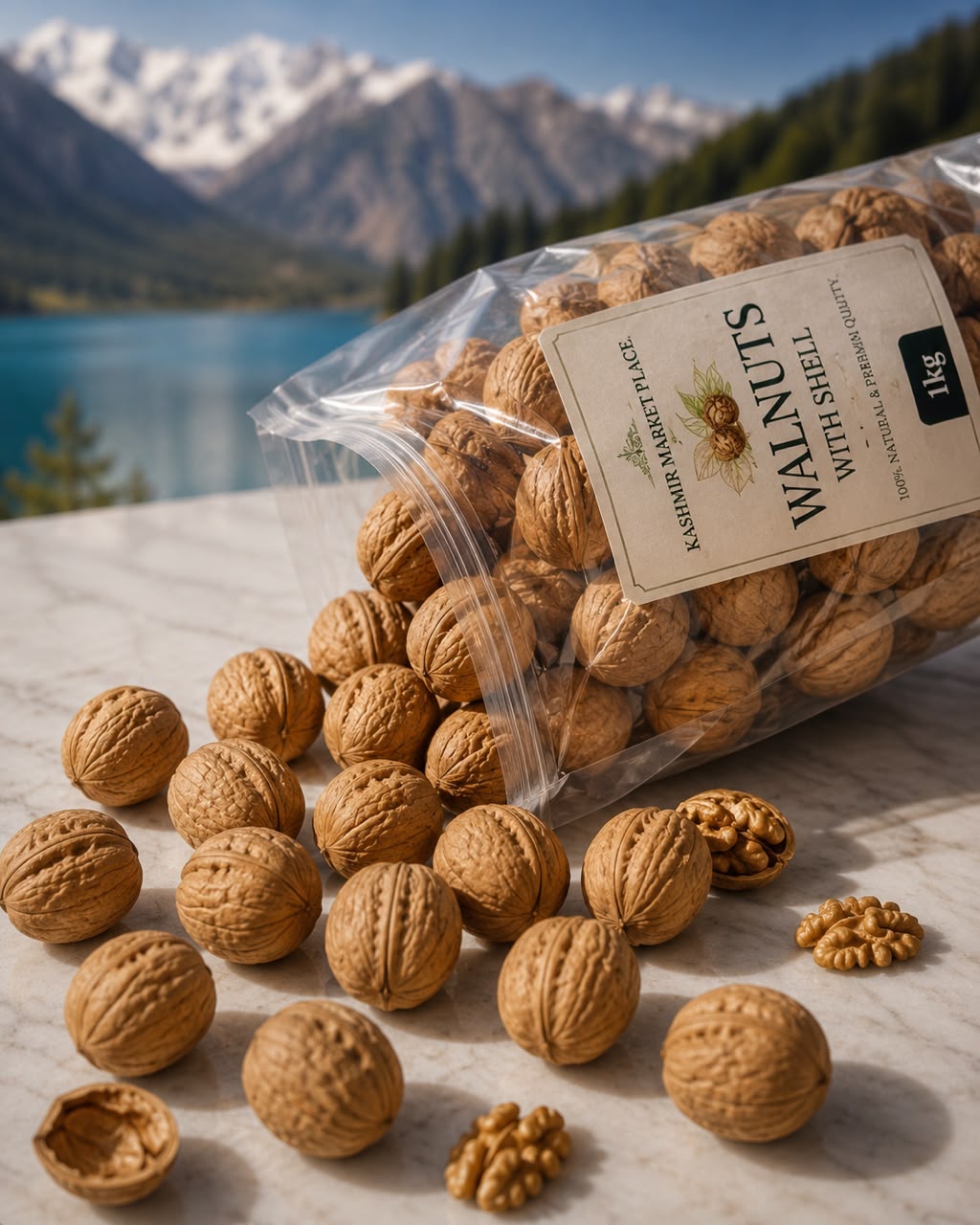 Walnut With Shell (1KG) - Image 2